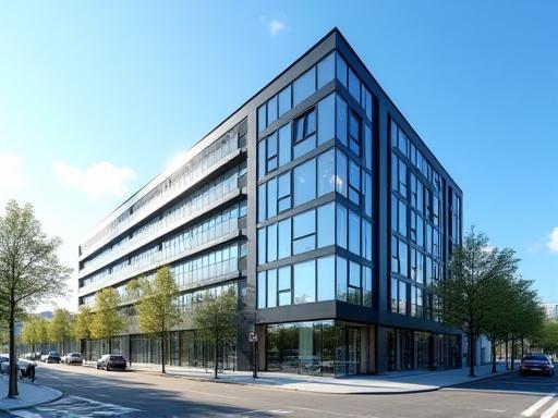 Außenansicht unseres Büros im Querweg, Berlin